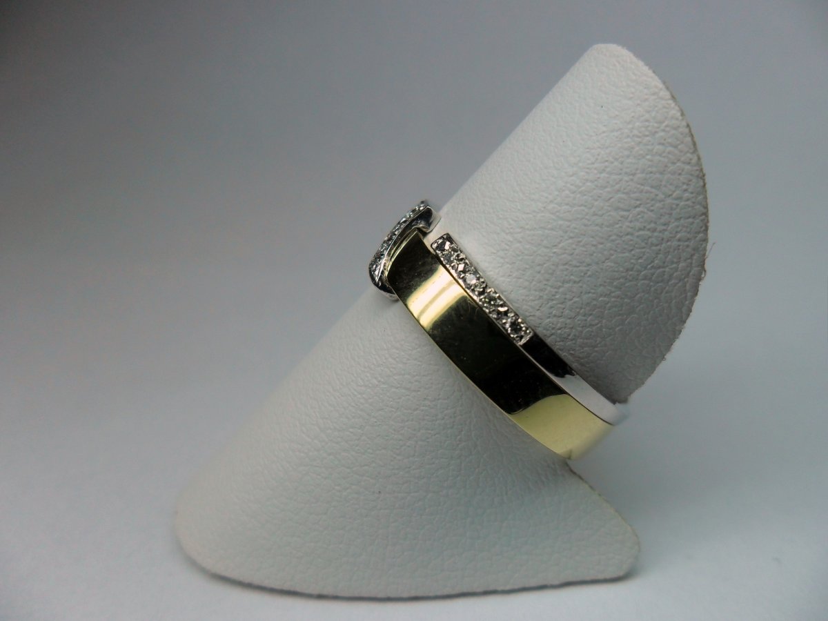 2Gether Ring Pavé Bicolor